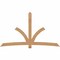 Ekena Millwork Davenport Timber Gable Bracket, Western Red Cedar, 108"W x 63"H x 1 1/2"D x 5 1/2"F, 14/12 Pitch GBW108X63X0206DAV00SWR - alternate 1